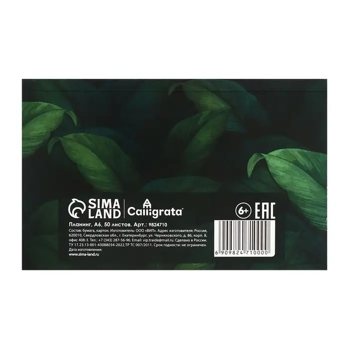 Планинг недатированный A6, с открывными листами, 50 листов, на склейке, мягкая обложка, Брось вызов этому миру!