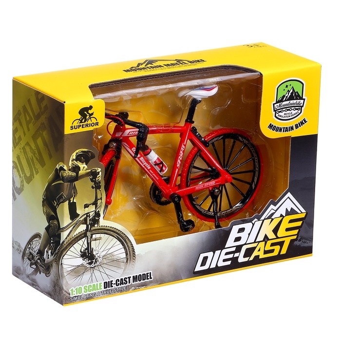 Велосипед металлический Велосипед металлический "Турист", цвет красный