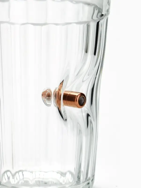 Стакан гранёный непробиваемый с пулей &laquo;Характер&raquo;, 250 мл