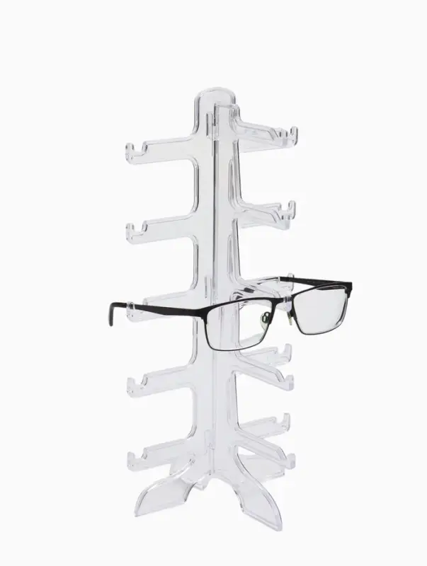 Подставка под очки 5 мест, 16&times;14.5&times;31 см, прозрачная