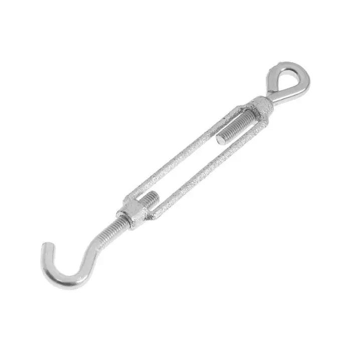 Талреп крюк-кольцо ТУНДРА krep, DIN1480, М8, оцинкованный, 1 шт. Талреп крюк-кольцо ТУНДРА krep, DIN1480, М8, оцинкованный, 1 шт.