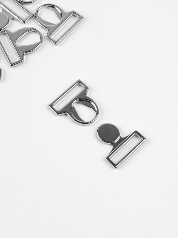 Застёжка для купальника металл 2*2,8см вн 17мм (наб 5шт цена за наб) серебряный АУ Застёжка для купальника металл 2*2,8см вн 17мм (наб 5шт цена за наб) серебряный АУ