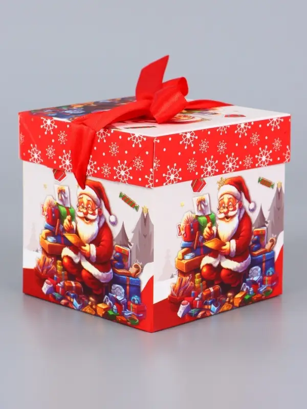 Коробка Самосборная Коробка Самосборная "Колокольчики" 15х15х15 см