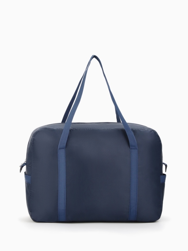 Сумка дорожная на молнии, синяя