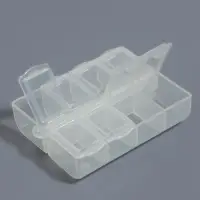 Органайзер для хранения мелочей, с подвесом, 8 ячеек, 8&times;6&times;2 см, прозрачный