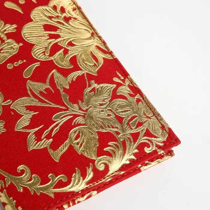 Обложка для паспорта, цвет красный