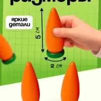 Счётный материал Лесная мастерская &laquo;Морковь&raquo;, набор 12 шт.