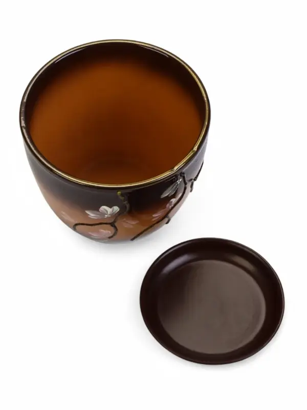 Горшок цветочный поддоном  2,5 л,  керамика, Миндаль (М) Горшок цветочный поддоном  2,5 л,  керамика, Миндаль (М)