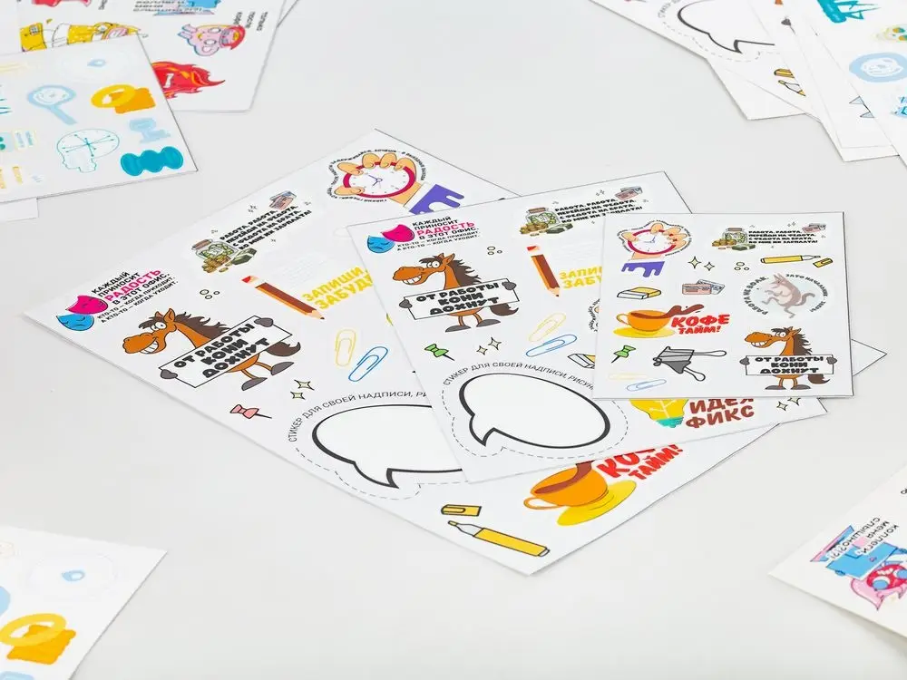 Наклейки UV-DTF Stiker Pack на заказ, L