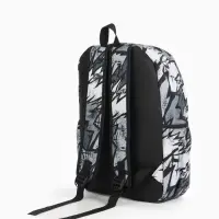 Рюкзак школьный &laquo;Абстракция&raquo;, 3 кармана, размер 30&times;13&times;42 см, чёрный