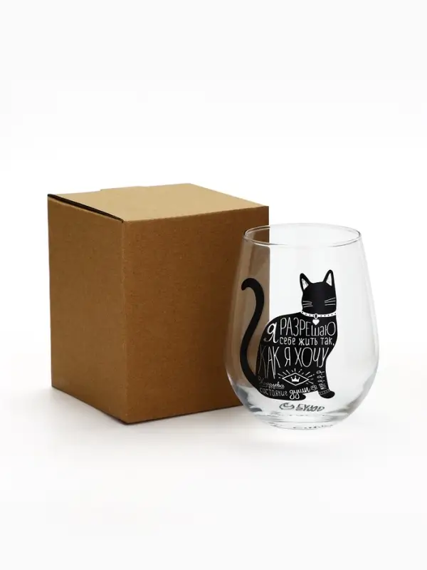 Стакан стеклянный &laquo;Я разрешаю&raquo;, 620 мл