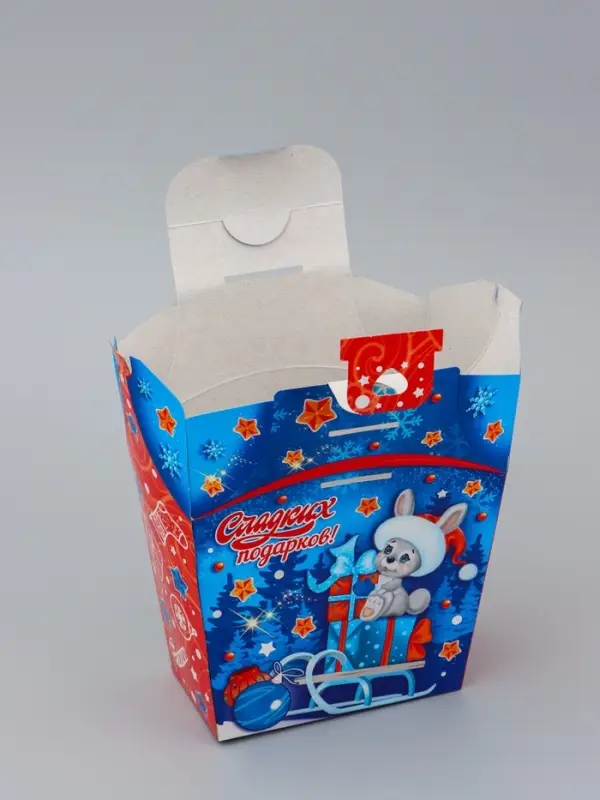 Коробка Новогодняя подарочная Коробка Новогодняя подарочная "Новый год" 17 х 19 х 9,5 см