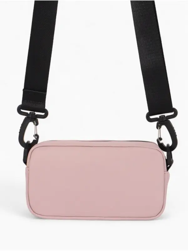 Сумка женская кросс-боди TEXTURA на молнии, 19&times;6&times;10.5 см, розовая