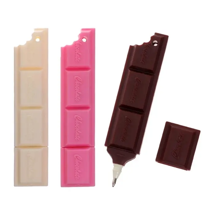 Ручка-прикол &laquo;Шоколадка&raquo;, синий стержень, шариковая, МИКС