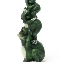 Садовая фигура из гипса &laquo;Лягушки&raquo;, 15&times;12&times;30 см