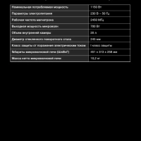 Микроволновая Печь HYM-D2071