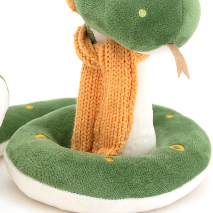 Новый год! Мягкая игрушка «Змей Сёма», в жёлтой шапке, 20 см Новый год! Мягкая игрушка «Змей Сёма», в жёлтой шапке, 20 см