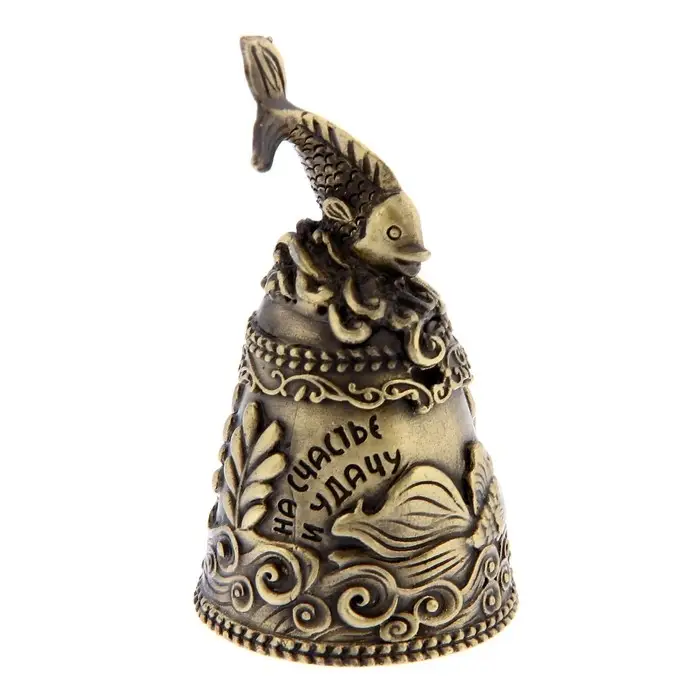 Колокольчик ангел &laquo;На счастье и удачу&raquo;, 7&times;3.5 см