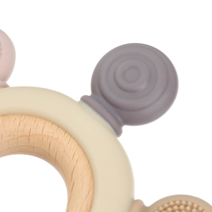 Прорезыватель силиконовый «Массажер», цвет розовый, бежевый, Mum&Baby