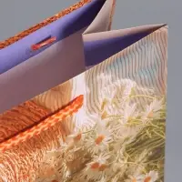 Пакет подарочный "Лучшее время сейчас" ламинированный 26 х 12 х 32 см