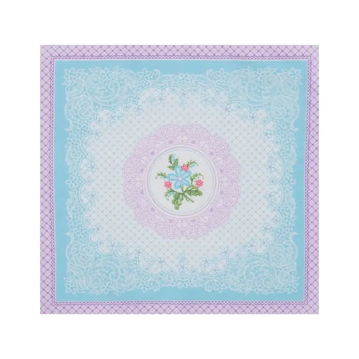 Платки носовые женские &laquo;Этель. Нежность&raquo;, 30&times;30 см, набор 12 шт., рисунок МИКС, хлопок 100%