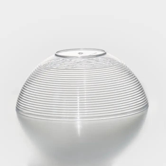 Салатник Доляна &laquo;Шарм&raquo;, d=23 см, высота 9.5 см, 2.2 л, прозрачный