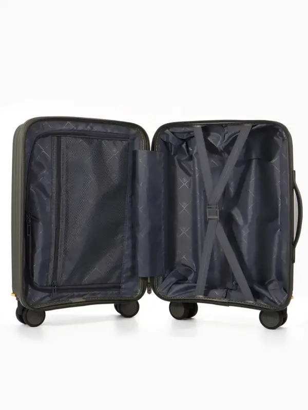 Чемодан на съёмных колёсах, 18", кодовый замок, 33&times;16&times;49 см, хаки