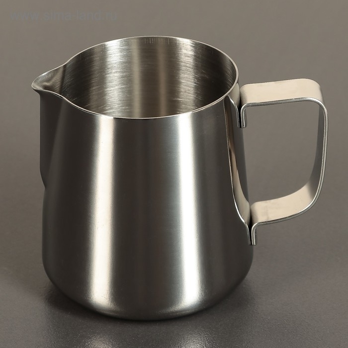 Молочник питчер из нержавеющей стали, 350 мл, цвет хромированный Молочник питчер из нержавеющей стали, 350 мл, цвет хромированный