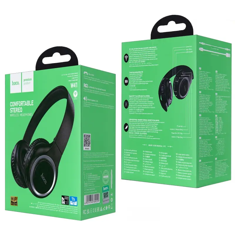 Наушники Wireless Headphones W41 HOCO черные