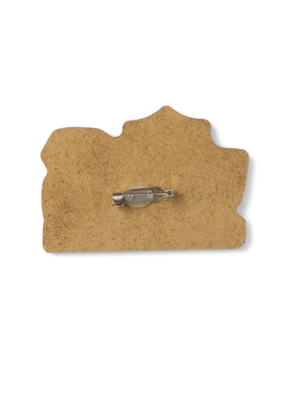 Значок деревянный на 9 мая «С Днём Победы!», с георгиевской лентой Значок деревянный на 9 мая «С Днём Победы!», с георгиевской лентой