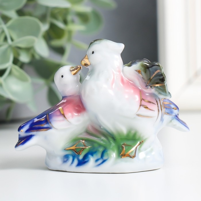 Сувенир керамика Сувенир керамика "Уточки-мандаринки" цветные 7,5х6х3.5 см