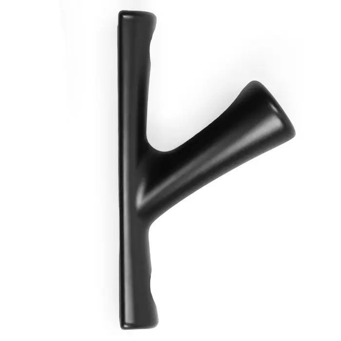 Крючок мебельный CAPPIO BRANCH, однорожковый, цвет черный