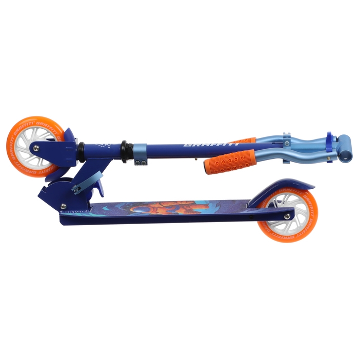 Самокат городской GRAFFITI Comfort 120, складной, колёса PU 120 мм, ABEC 7 Carbon Самокат городской GRAFFITI Comfort 120, складной, колёса PU 120 мм, ABEC 7 Carbon