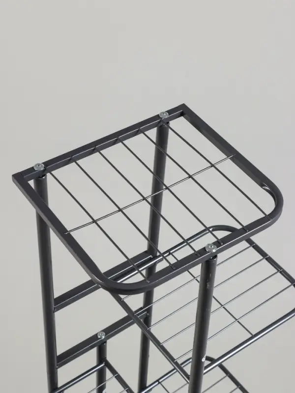 Подставка для цветов Greengo, 6 полок, 44&times;22&times;105 см, напольная, металл, тёмно-серая