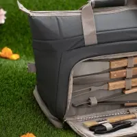 Набор для барбекю Grillmoor, темно-серый (графит)