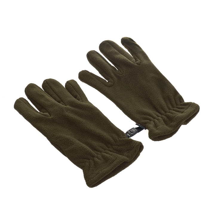 Перчатки флисовые, цвет хаки, размер L-XL Перчатки флисовые, цвет хаки, размер L-XL