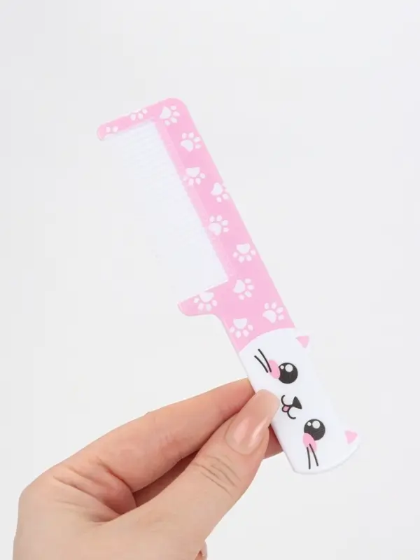 Расчёска фигурная &laquo;Кошечка&raquo;, 14.5&times;3.5(&plusmn;1) см