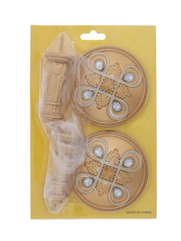 Крючок для штор CAPPIO KS033, d=98 мм, цвет золото с серебром, 2 шт Крючок для штор CAPPIO KS033, d=98 мм, цвет золото с серебром, 2 шт