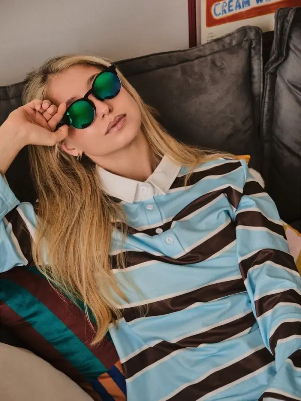 Очки солнцезащитные &laquo;OneSun. Панто&raquo;, uv 400, линза 4.7&times;4.1 см, синие