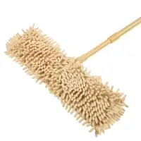 Швабра со смен.насадкой тм VETTA, ручка телескоп. металл, пластик 70-120см, насадка микрофиб. 95г/м2