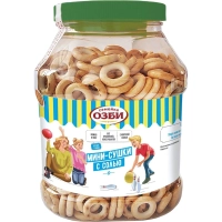 Сушки Мини-сушки с солью Семейка ОЗБИ банка 700 г