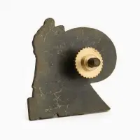 Значок &laquo;9 мая&raquo;, 3 см, цветной в золоте