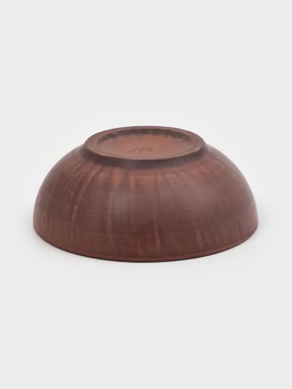 Салатник &laquo;Гладь&raquo;, 800 мл, 17.5&times;5.5 см, красная глина