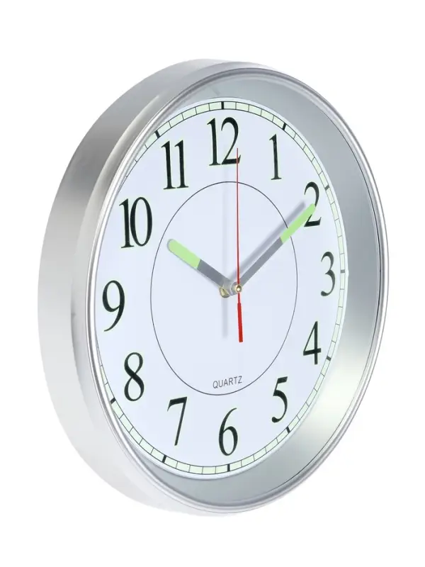 Часы настенные интерьерные &laquo;Илони&raquo;, плавный ход, светящиеся, d=30 см