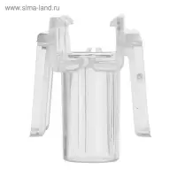Т-держатель T-S для пластиковых рам, 5,5×2,5×3, цвет прозрачный