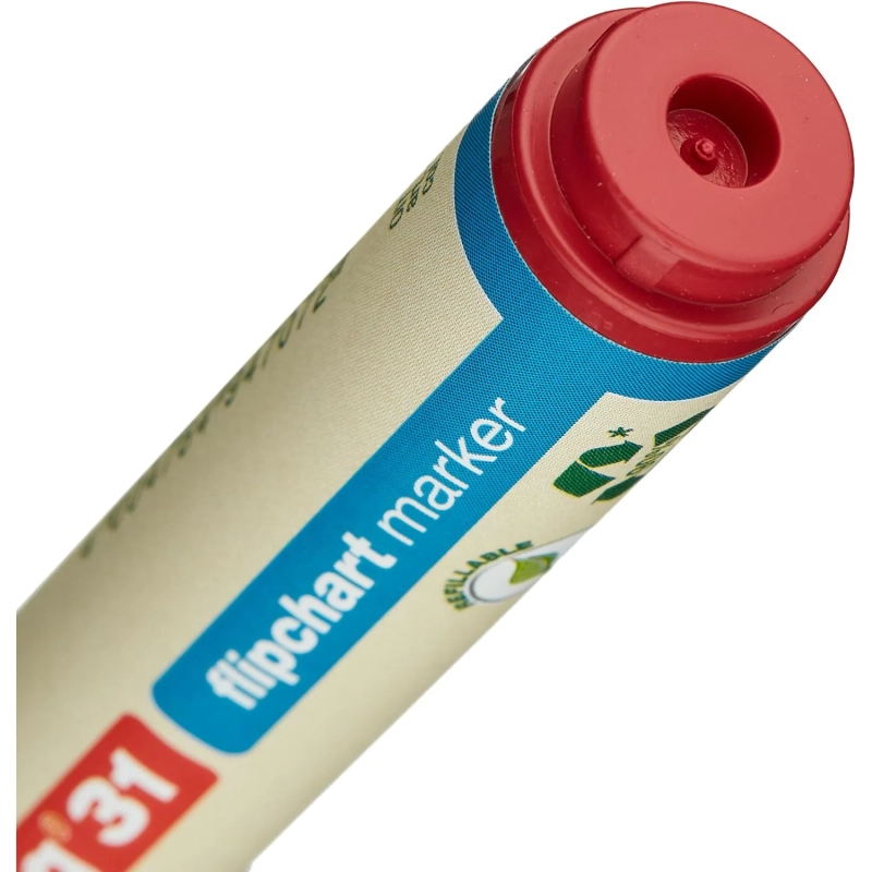 Маркер для флипчартов по бумаге EDDING 31/2 Ecoline, 1,5-3 мм, красный
