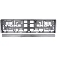 Рамка под номерной знак "карбон (тёмный)" AVS RN-04