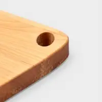 Доска разделочная Классик, пропитана маслом, береза, 24х17х1,8/1,6 см