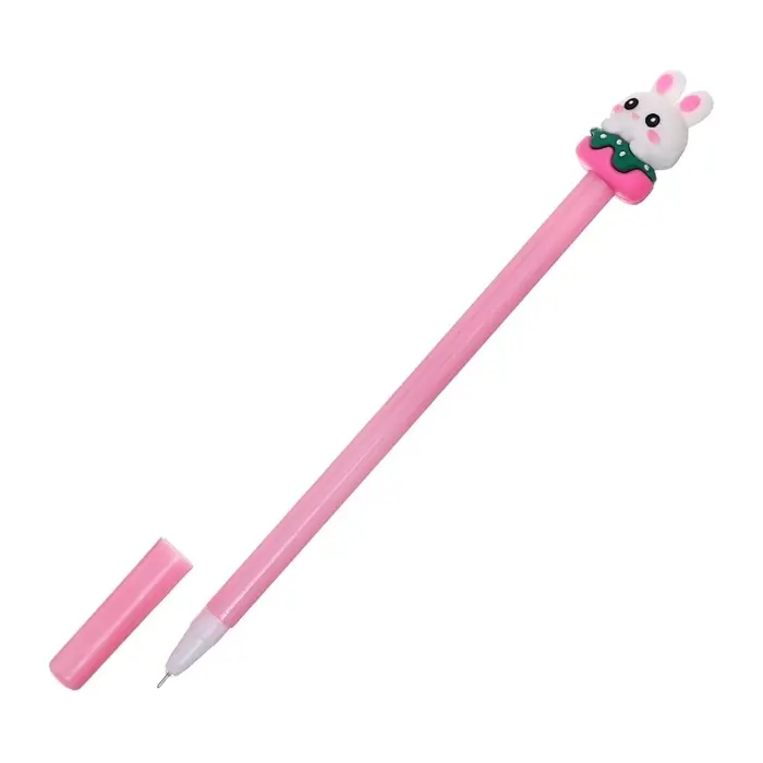 Ручка - прикол гелевая &laquo;Зверушки&raquo;, синий стержень, МИКС