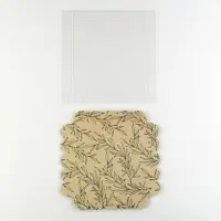 Коробка для печенья, кондитерская упаковка с PVC крышкой, «Крафт», 18 х 18 х 3 см